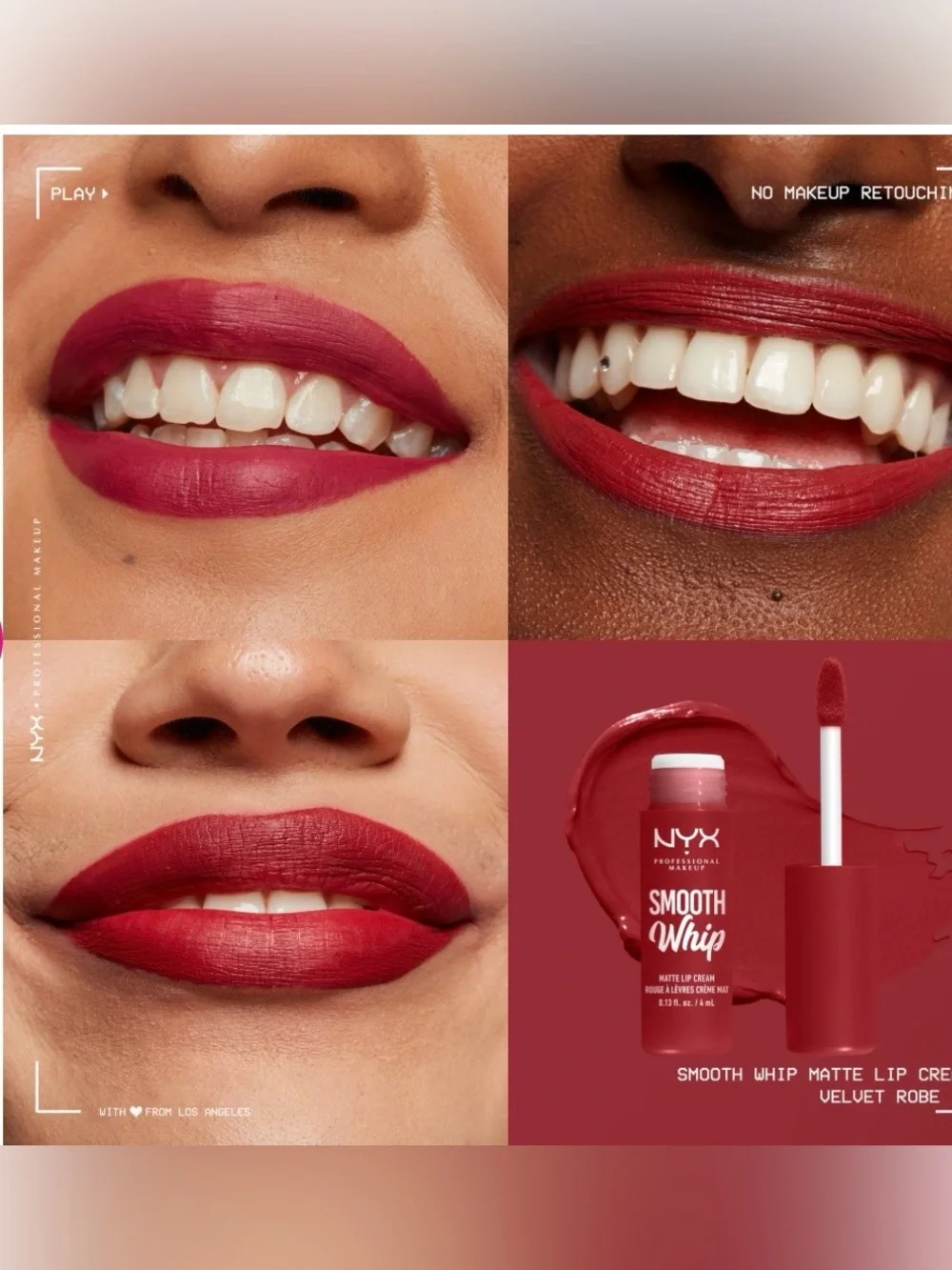 NYX SMOOTH WHIP MATTE LIP CREAM Velvet Robe